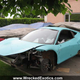 Illustration for article titled Wrecked Ferrari 458 Italias Hide Shame Under Tarps